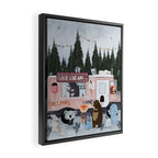ice cream time Framed Canvas Print Gallery Image 2