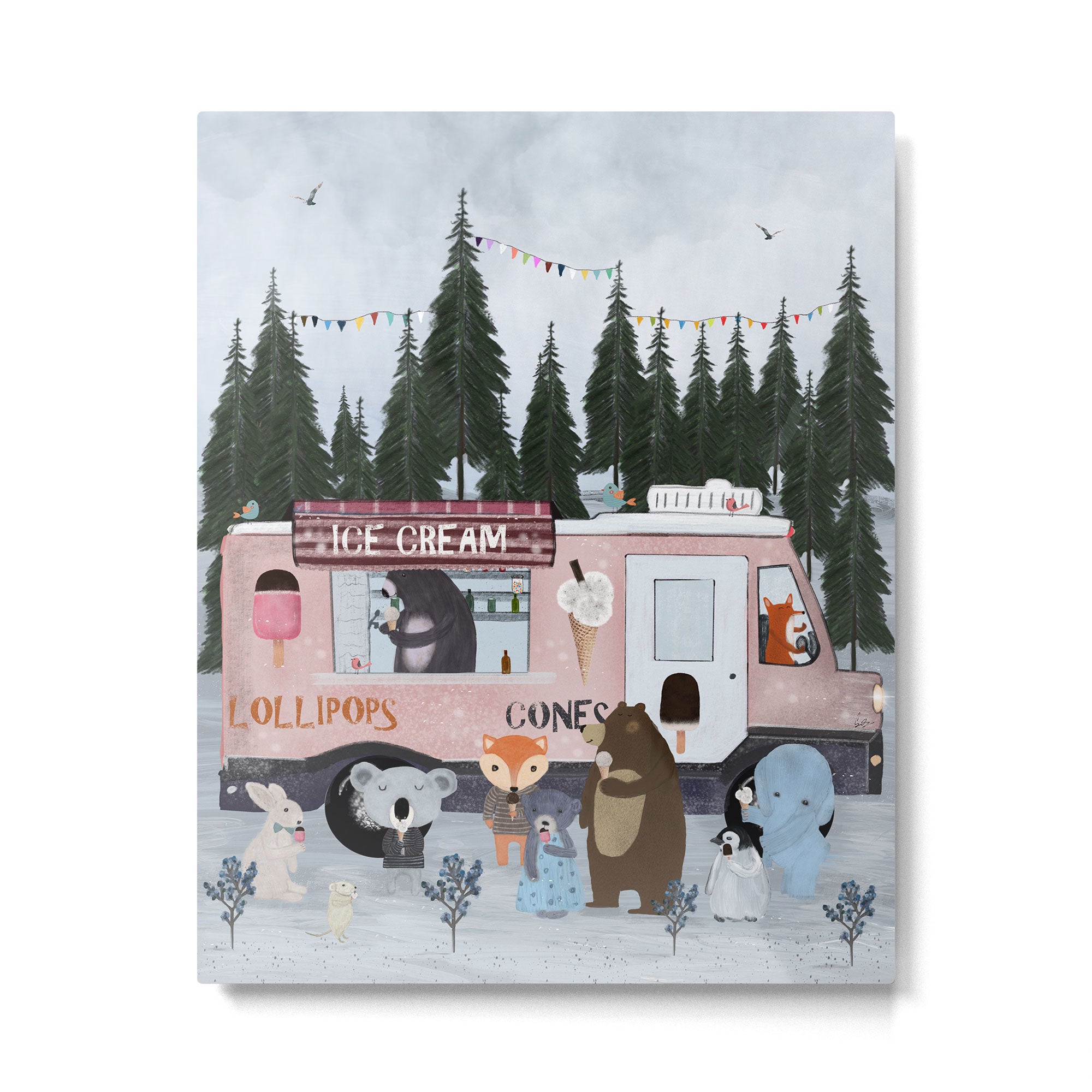 ice cream time Metal Print Gallery Image 6