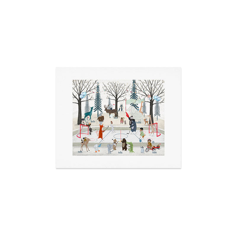 ice hockey time Art Print Gallery Image 1