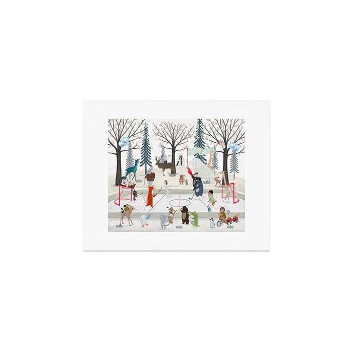 ice hockey time Art Print Gallery Image 1