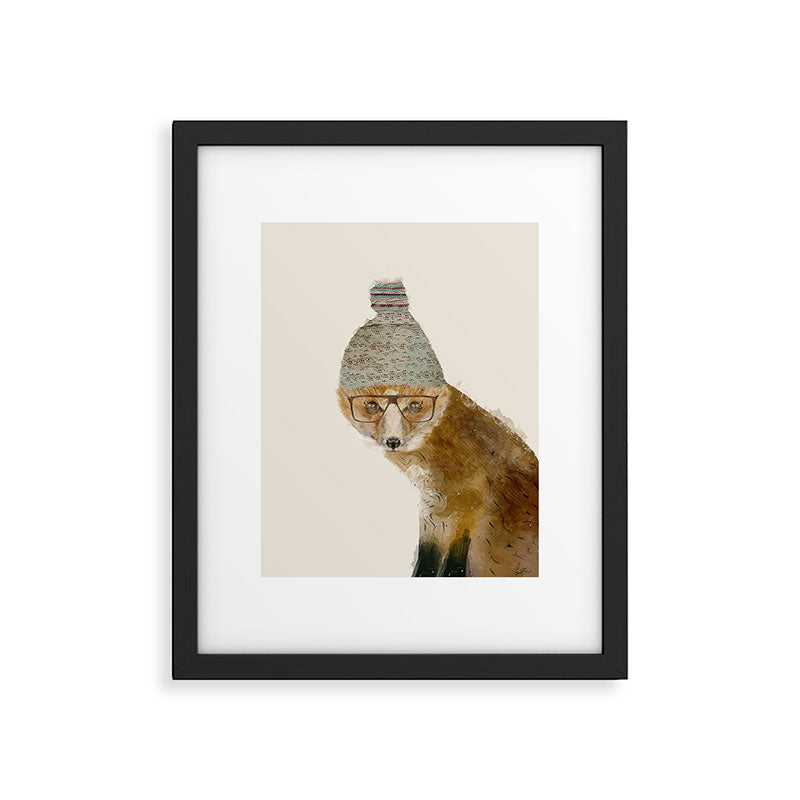 indy fox Framed Art Print Gallery Image 5