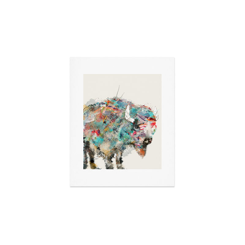into the wild the buffalo Art Print Gallery Image 1