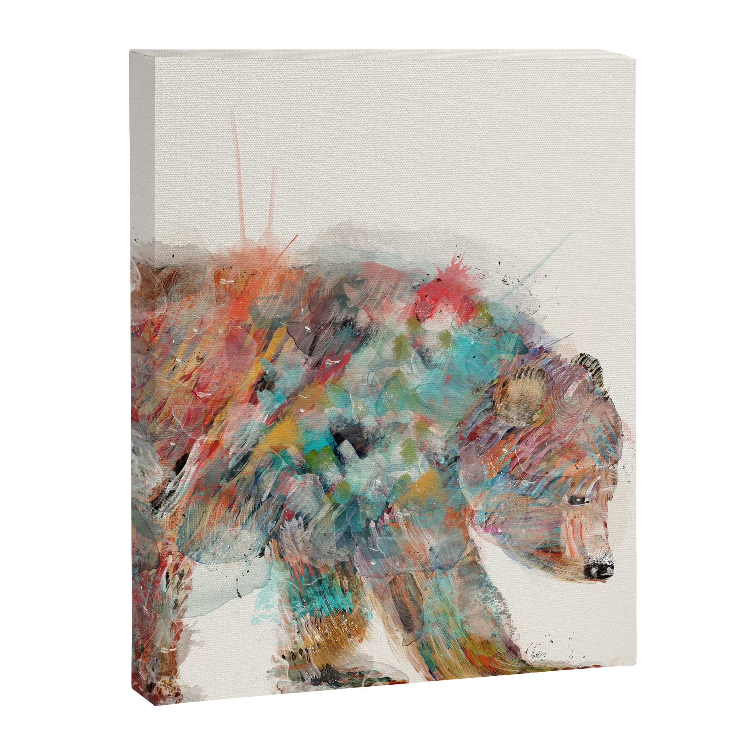 into the wild (the grizzly bear Canvas Print Gallery Image 6