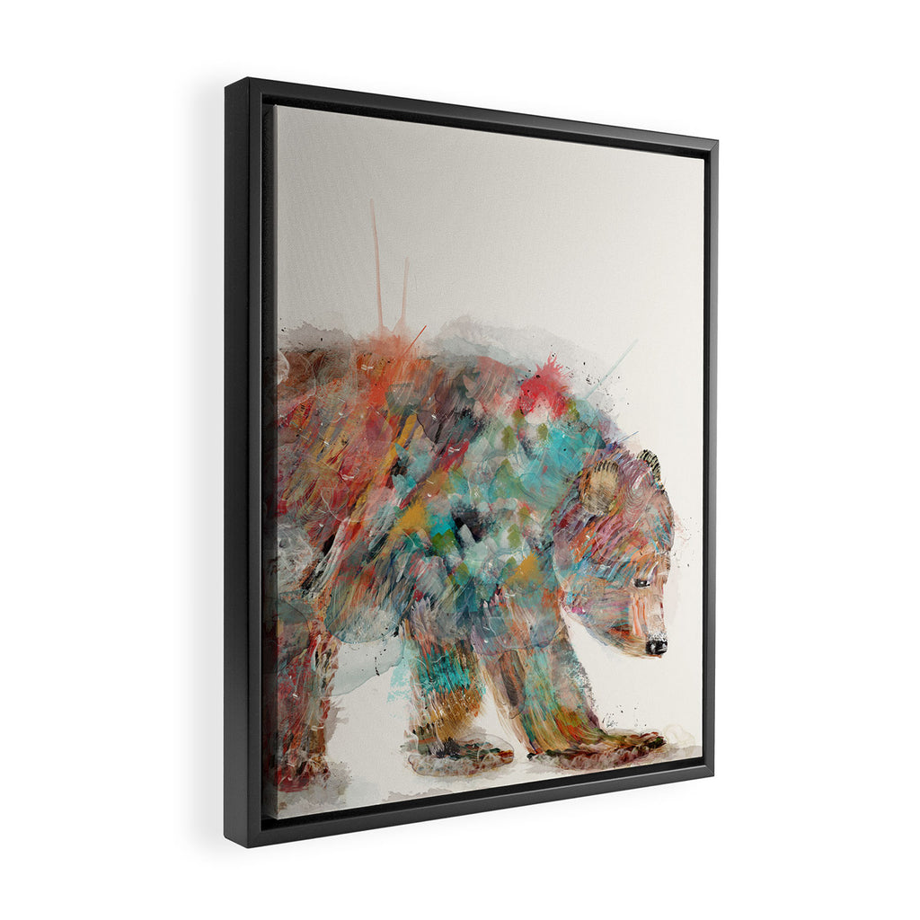 into the wild (the grizzly bear Framed Canvas Print Gallery Image 2