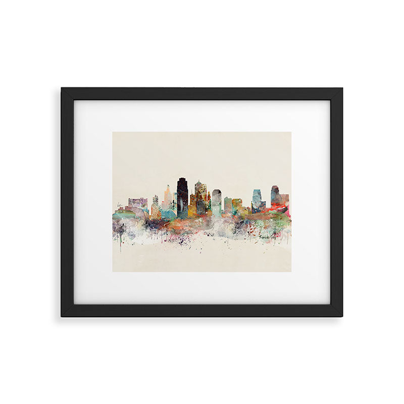 kansas city missouri Framed Art Print Gallery Image 4
