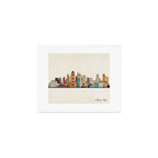 kansas city skyline Art Print Gallery Image 1