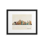 kansas city skyline Framed Art Print Gallery Image 6