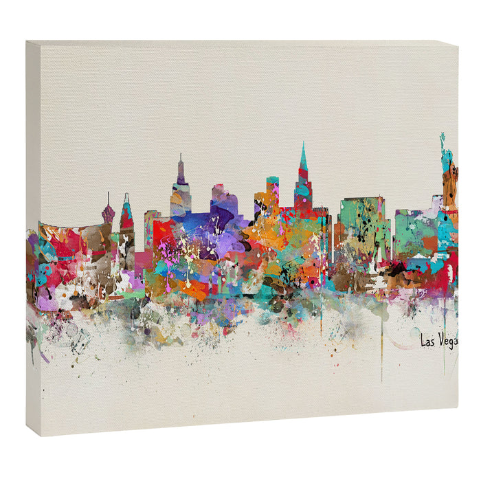 Las Vegas Nevada skyline Canvas Print Gallery Image 1