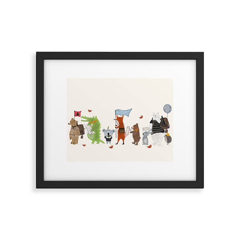 lets all go exploring Framed Art Print Gallery Image 6