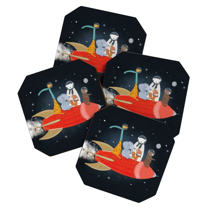 lets all go to the moon Coaster Gallery Image 1
