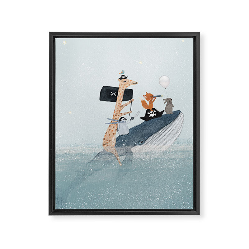 lets play pirates Framed Canvas Print Gallery Image 6