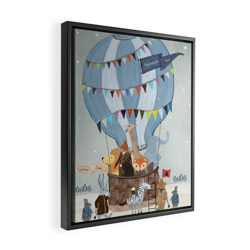 little adventure days Framed Canvas Print Gallery Image 2