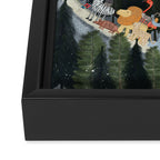 little adventure mountain Framed Canvas Print Gallery Image 3