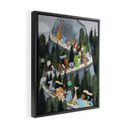 little adventure mountain Framed Canvas Print Gallery Image 2