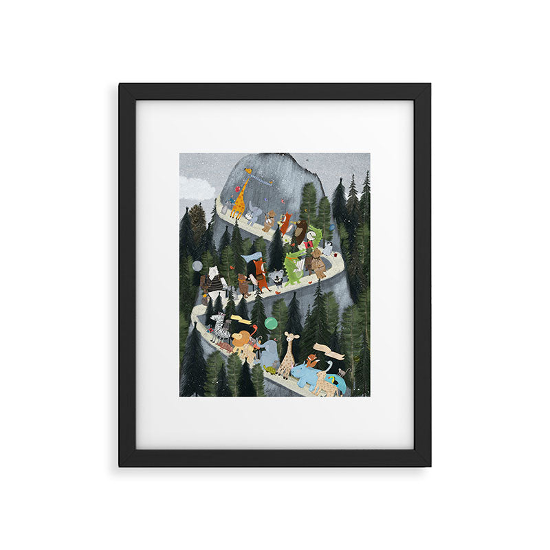 little adventure mountain Framed Art Print Gallery Image 5