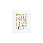 little alphabet Art Print Gallery Image 1