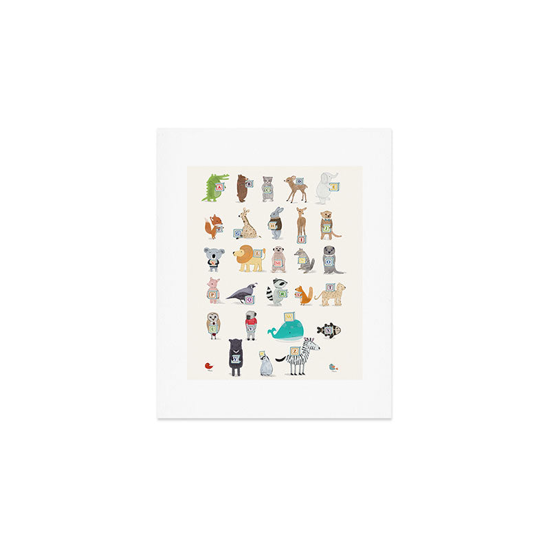 little alphabet Art Print Gallery Image 1