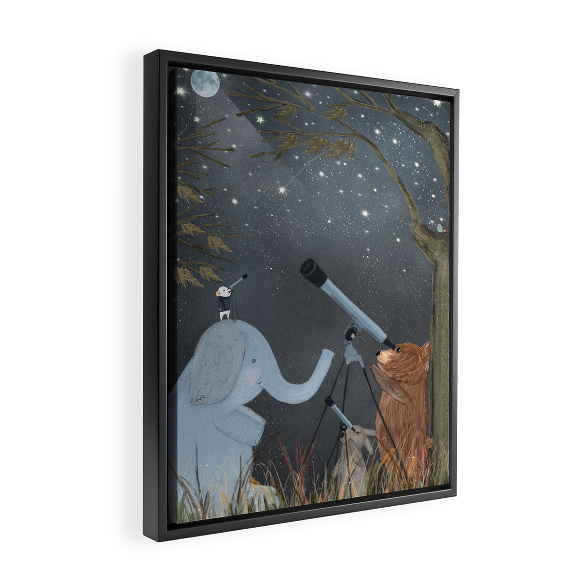 little astrologers Framed Canvas Print Gallery Image 2