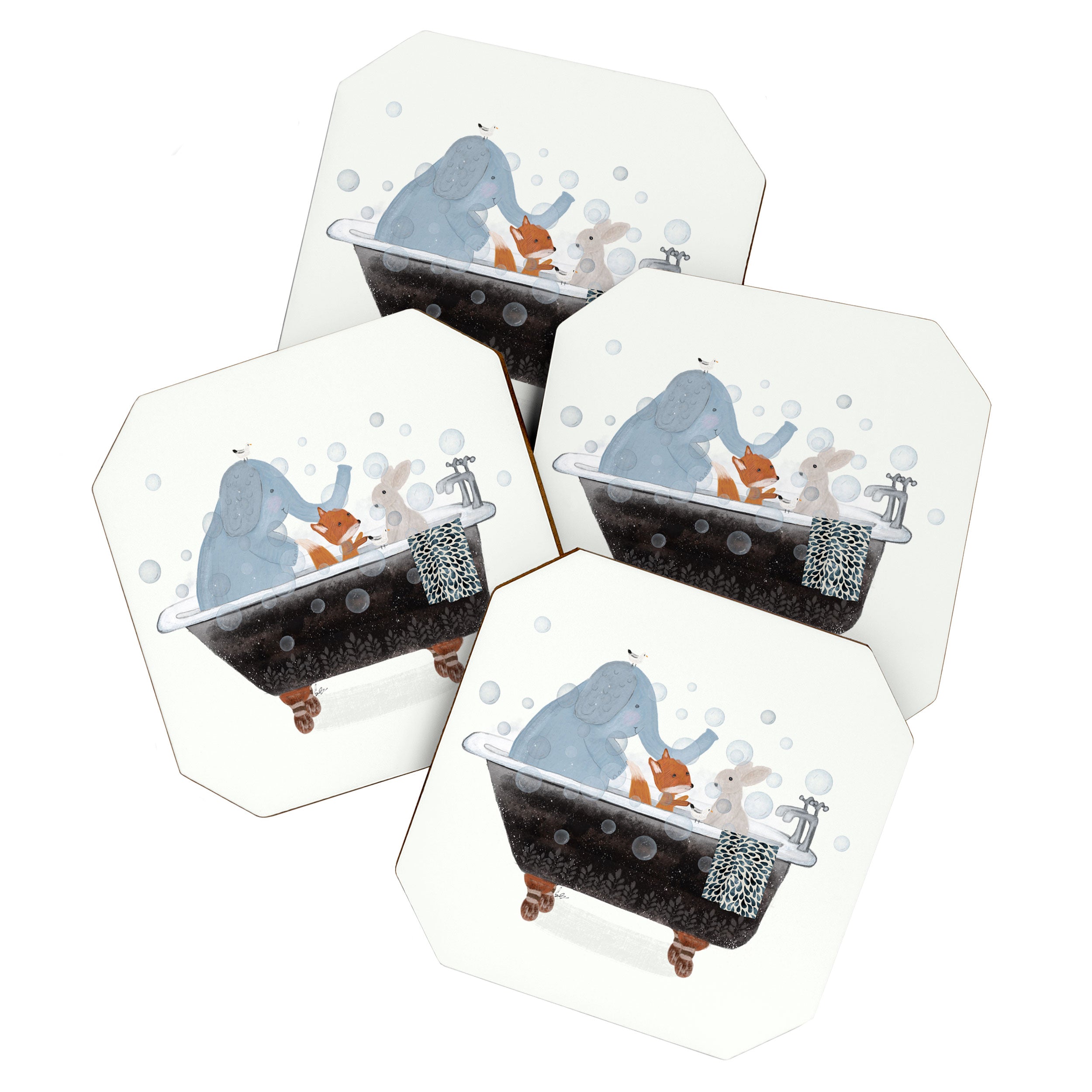 little bath time Coaster Gallery Image 1