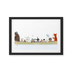 little big canoe Framed Art Print Gallery Image 2