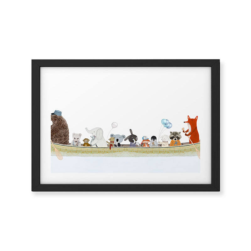 little big canoe Framed Art Print Gallery Image 2