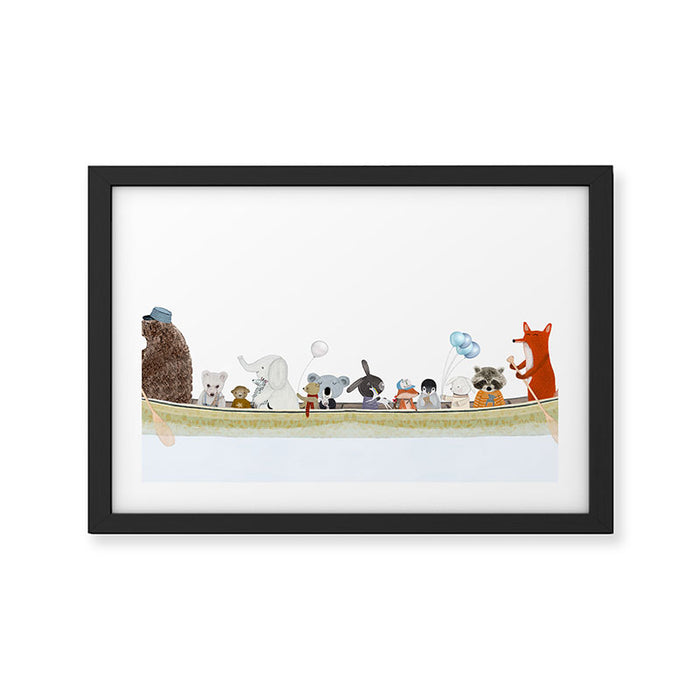 little big canoe Framed Art Print Gallery Image 1