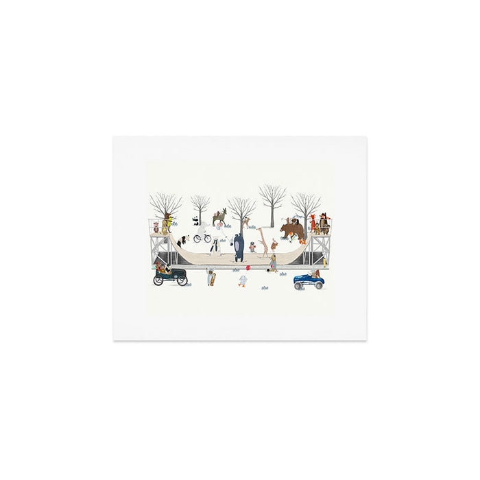 little big skate park Art Print Gallery Image 1