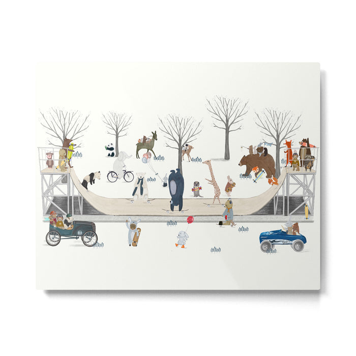 little big skate park Metal Print Gallery Image 1
