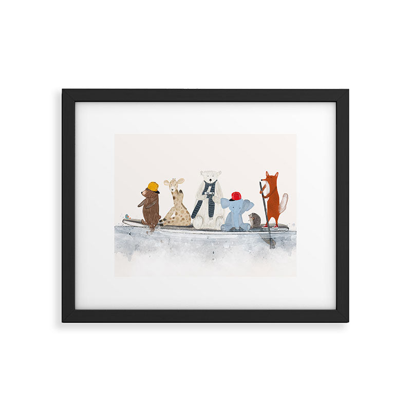 little big surfboard Framed Art Print Gallery Image 4