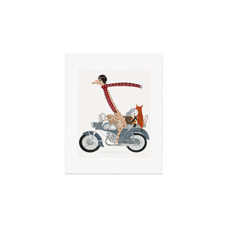 little biker buddies Art Print Gallery Image 1