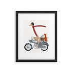 little biker buddies Framed Art Print Gallery Image 6