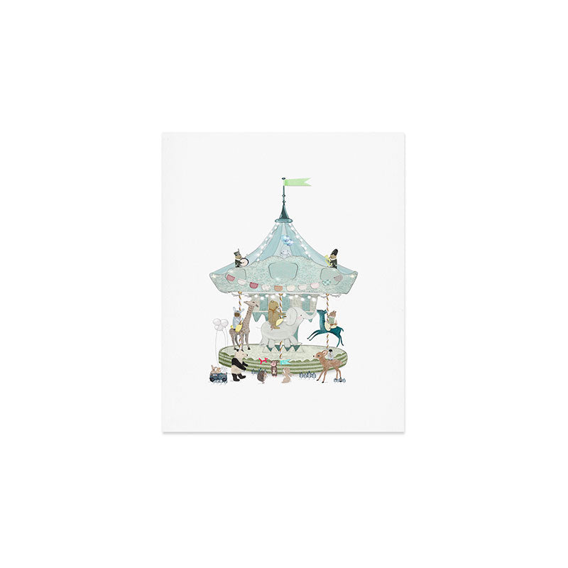 little carousel Art Print Gallery Image 1