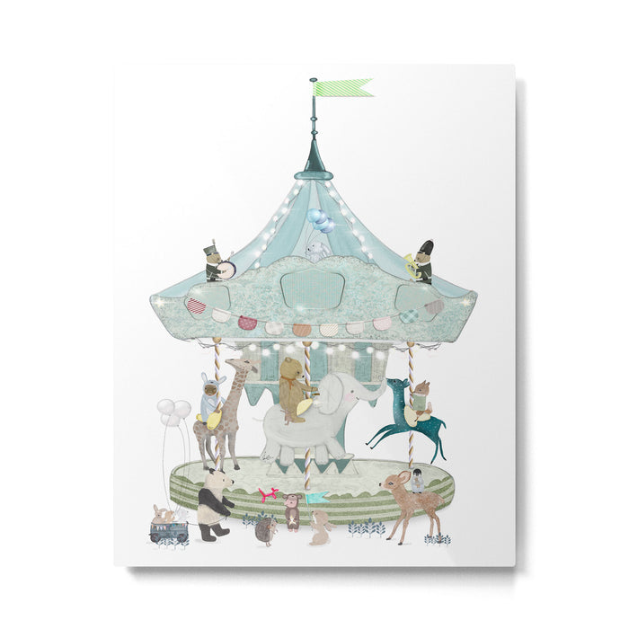 little carousel Metal Print Gallery Image 1