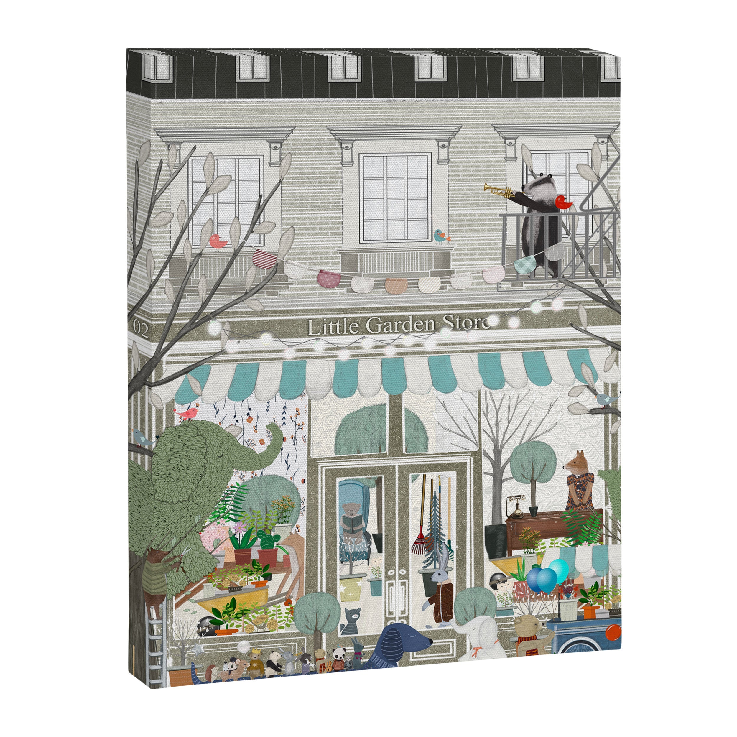 little garden store Canvas Print Gallery Image 6