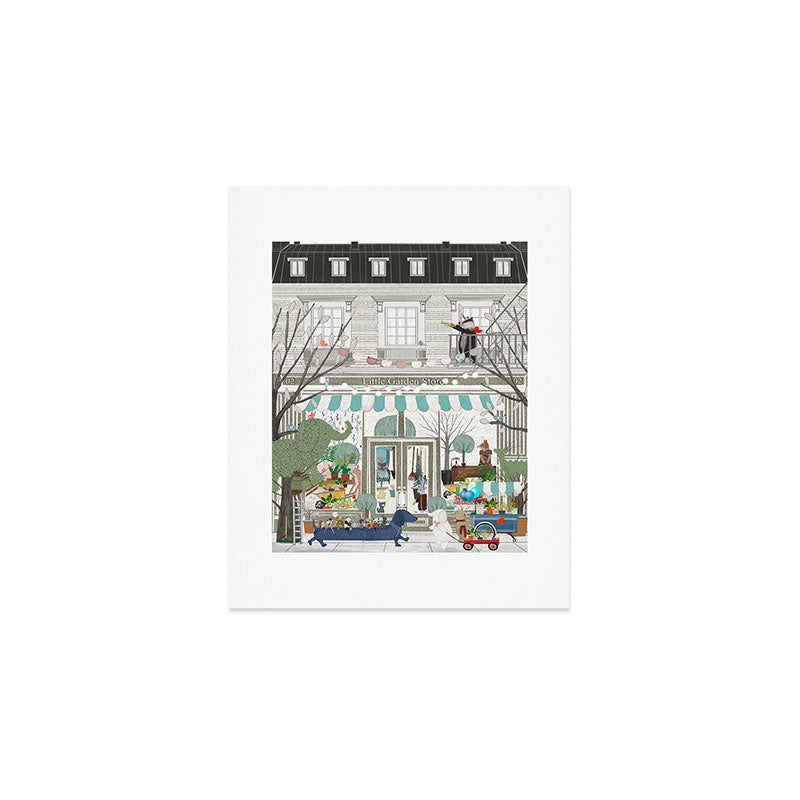 little garden store Art Print Gallery Image 1