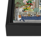 little garden store Framed Canvas Print Gallery Image 3
