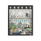 little garden store Framed Canvas Print Gallery Image 6