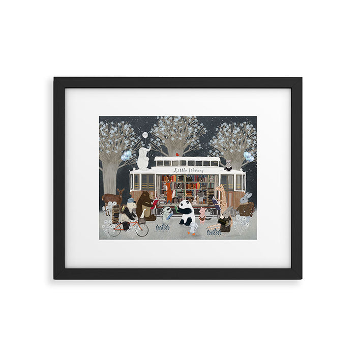 little library Framed Art Print Gallery Image 1