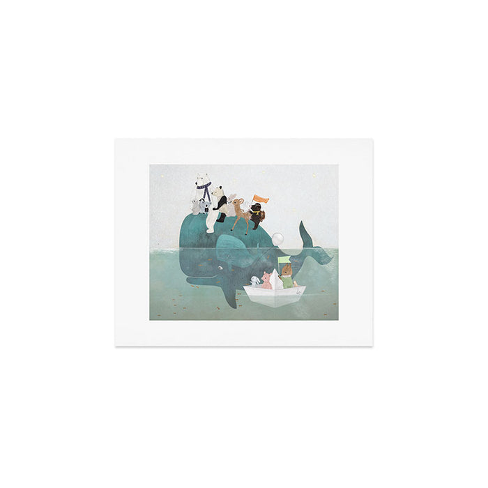 little little whale Art Print Gallery Image 1