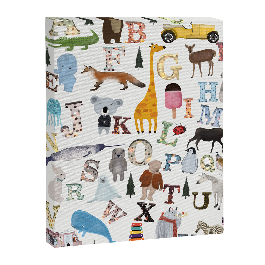 little nature alphabet Canvas Print Gallery Image 8