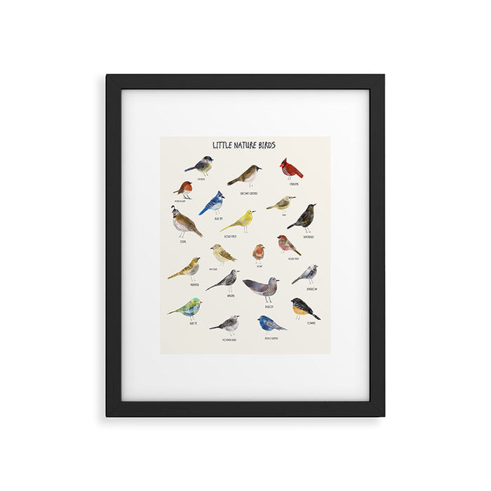 little nature birds Framed Art Print Gallery Image 1