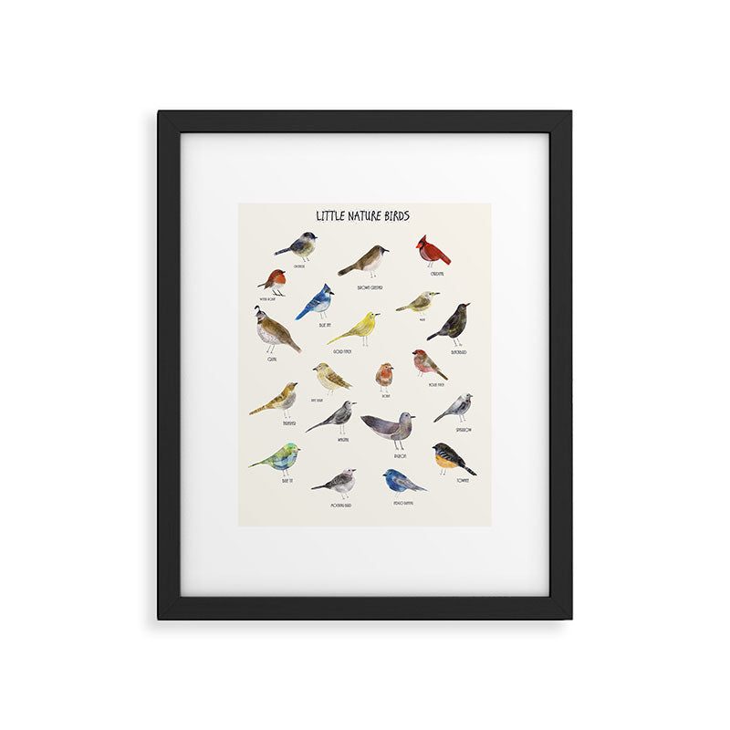 little nature birds Framed Art Print Gallery Image 4