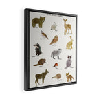 little nature friends Framed Canvas Print Gallery Image 2