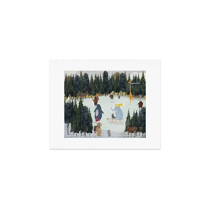 little nature on ice Art Print Gallery Image 1