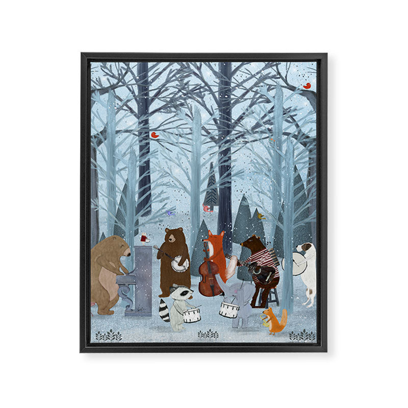 little nature symphony Framed Canvas Print Gallery Image 8