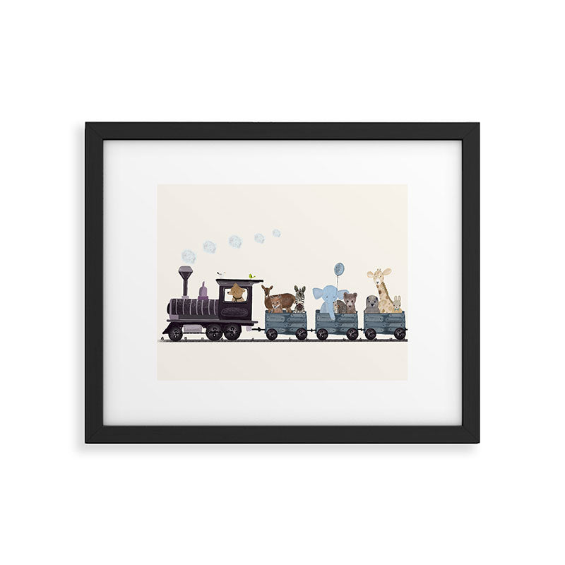 little nature train Framed Art Print Gallery Image 6