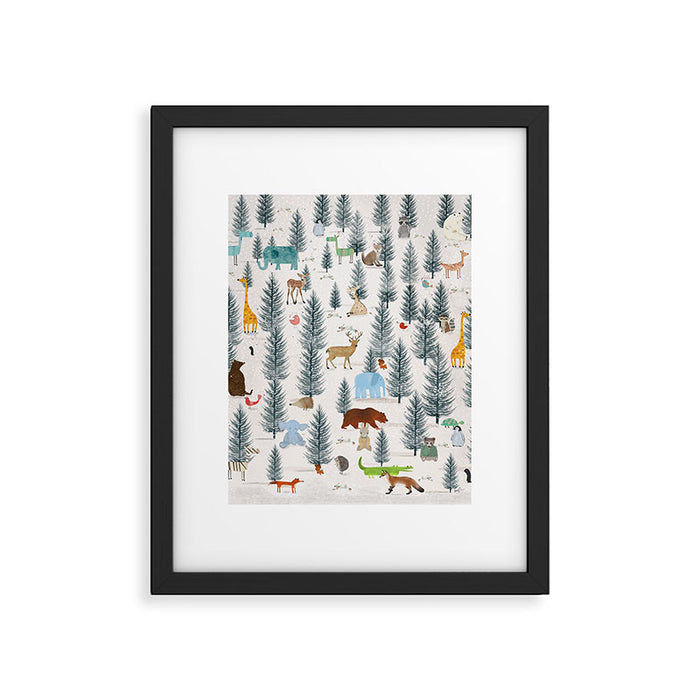 little nature woodland Framed Art Print Gallery Image 1