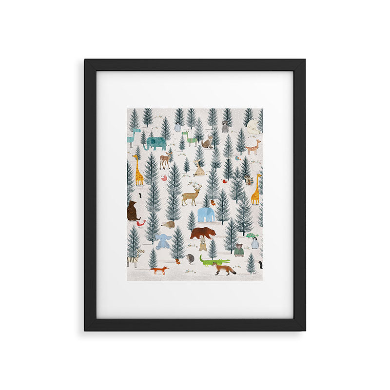 little nature woodland Framed Art Print Gallery Image 6