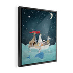 little nautical explorers Framed Canvas Print Gallery Image 2