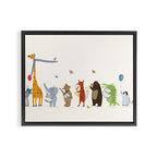 little parade Framed Canvas Print Gallery Image 3
